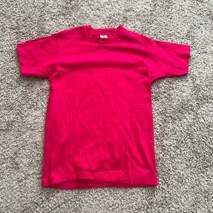 Vintage Blank Single Stitched Preshrunk Shirt Mens Size Medium